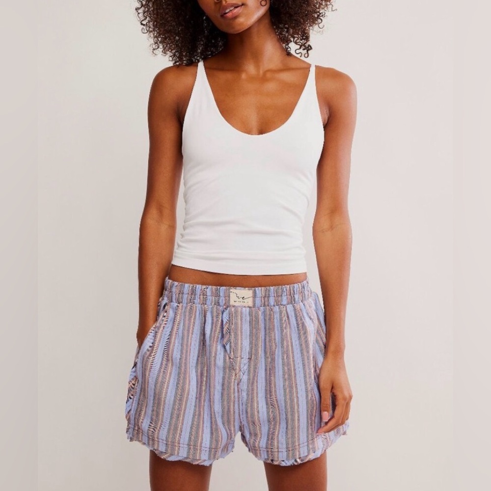 Free People We The Free Day to Day Flannel Boxers